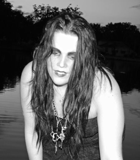 Gothic Goddess - By the water...just caught lookin around