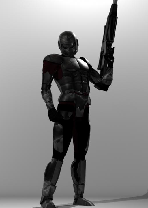 Dancelanimation - 3D model Character-MERC
