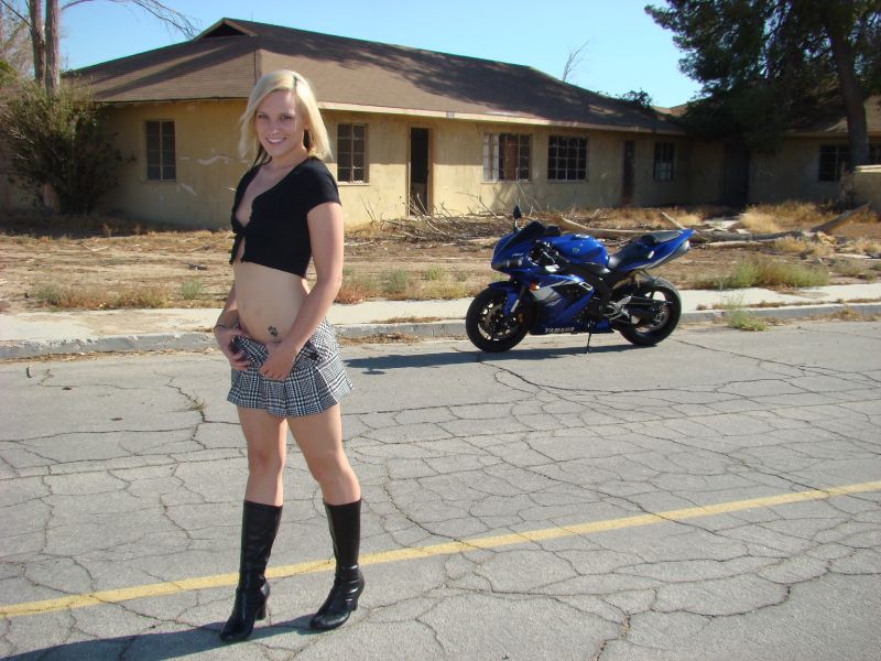 kthurman05 - School girl with R1 motorcycle