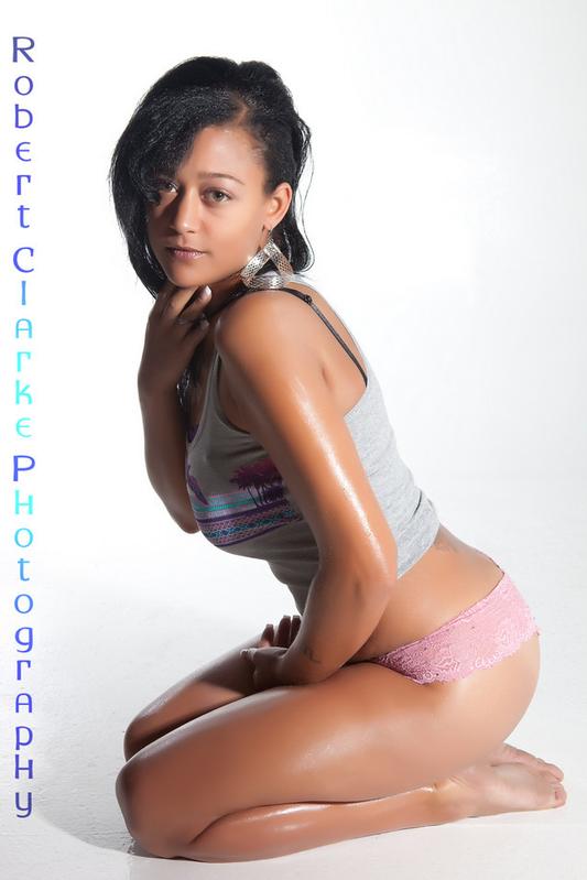 Angelique - Tshirt n boy shorts panties