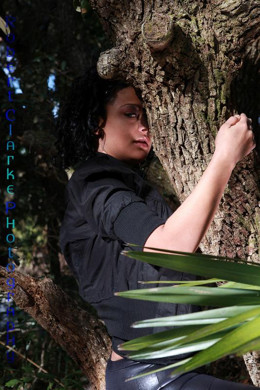 Angelique - sexy in the woods