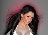 Ornella - I added a faux glow, but no airbrushing done