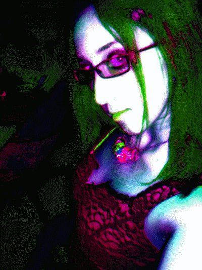 Rose - Green & Pink