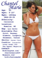 Chantel Marie - My feature in Slippery Girl Magazine