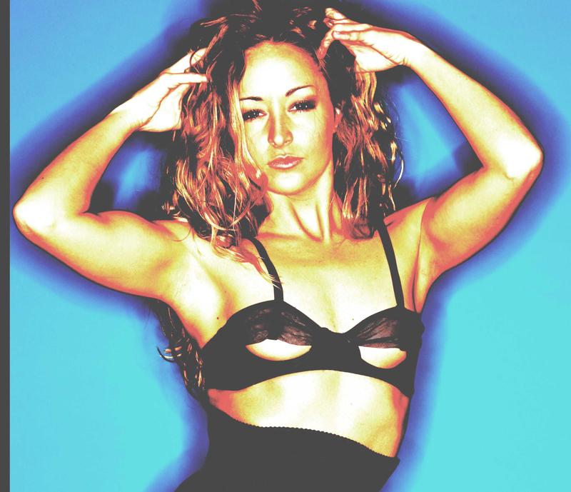 PaulaMarie - blk/wht smiley head shot