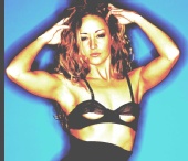 PaulaMarie - blk/wht smiley head shot