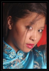 ann ann ( Filipina model ) - Chinise Dress