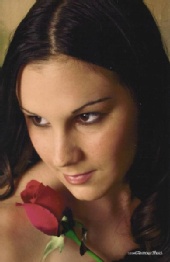 Charlotte - with a rose