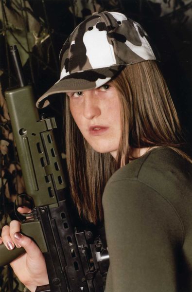 Nicole - Army style!