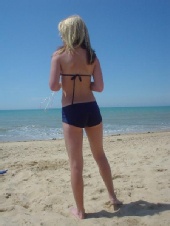 lauren - me on the beach x