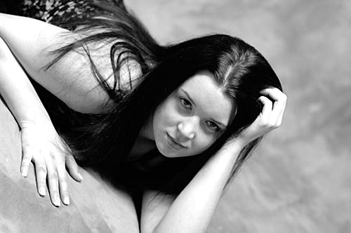 katy jayne - B and W