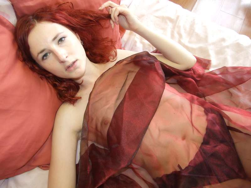 MonicaH - Redhead in the boudoir