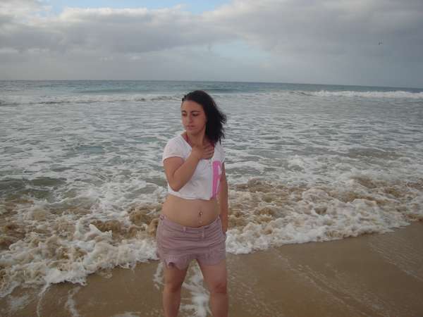 Laura - posing by the sea