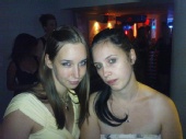 chaz - me on the left with my friend in a club.