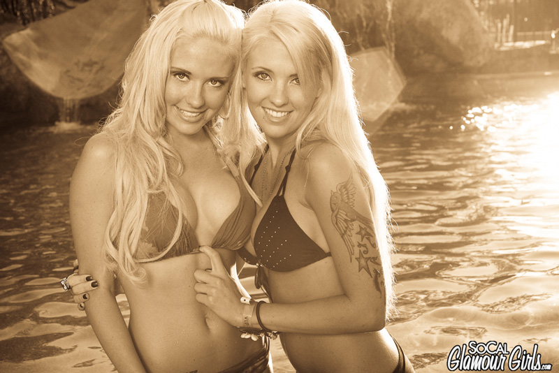 Kat - Twins at Sunset