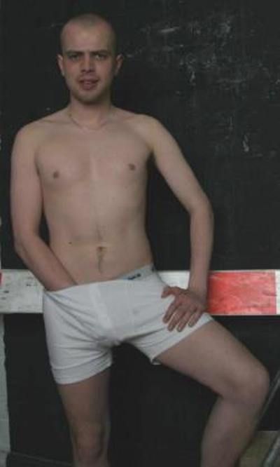 Big Johnny - Toplss Boxers Pose