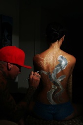 paint stained bodys