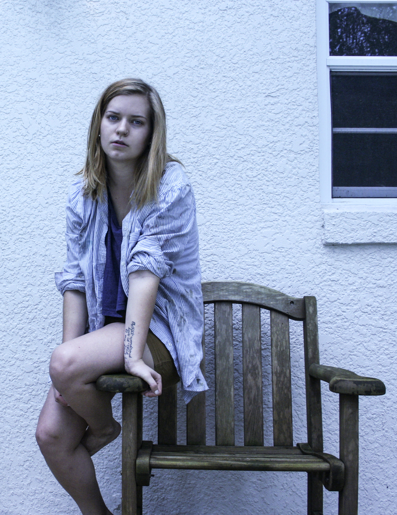 Miranda Lee - Self portrait - digital, retouched