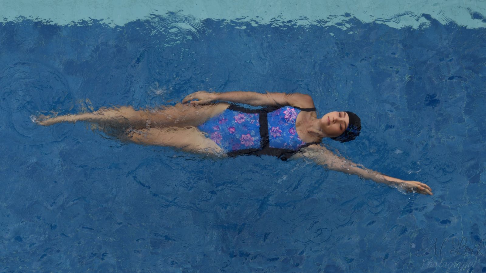 Jenna swimming